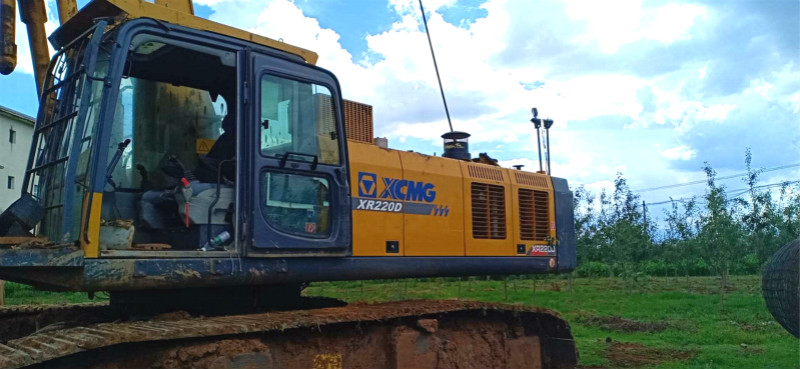 徐工旋挖機在江蘇徐州施工案例 樁徑800毫米，樁深40米
